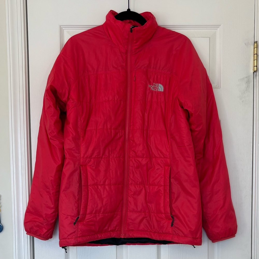 The North Face Lightweight Winter Puffer Jacket with Embroidered Logo